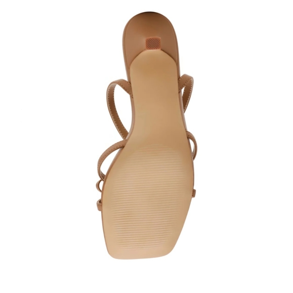 DV by Dolce Vita Zidane Women's Tan Bow Heeled Sandals Sz 10 Caramel - Picture 6 of 14